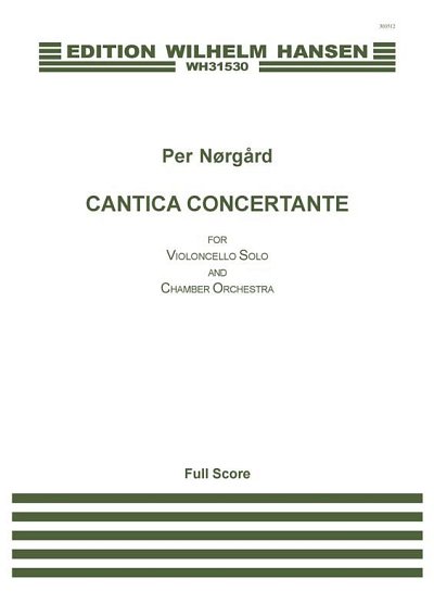 P. Nørgård: Cantica Concertante, Sinfo (Part.)