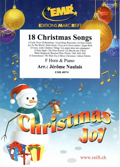 J. Naulais: 18 Christmas Songs, HrnKlav