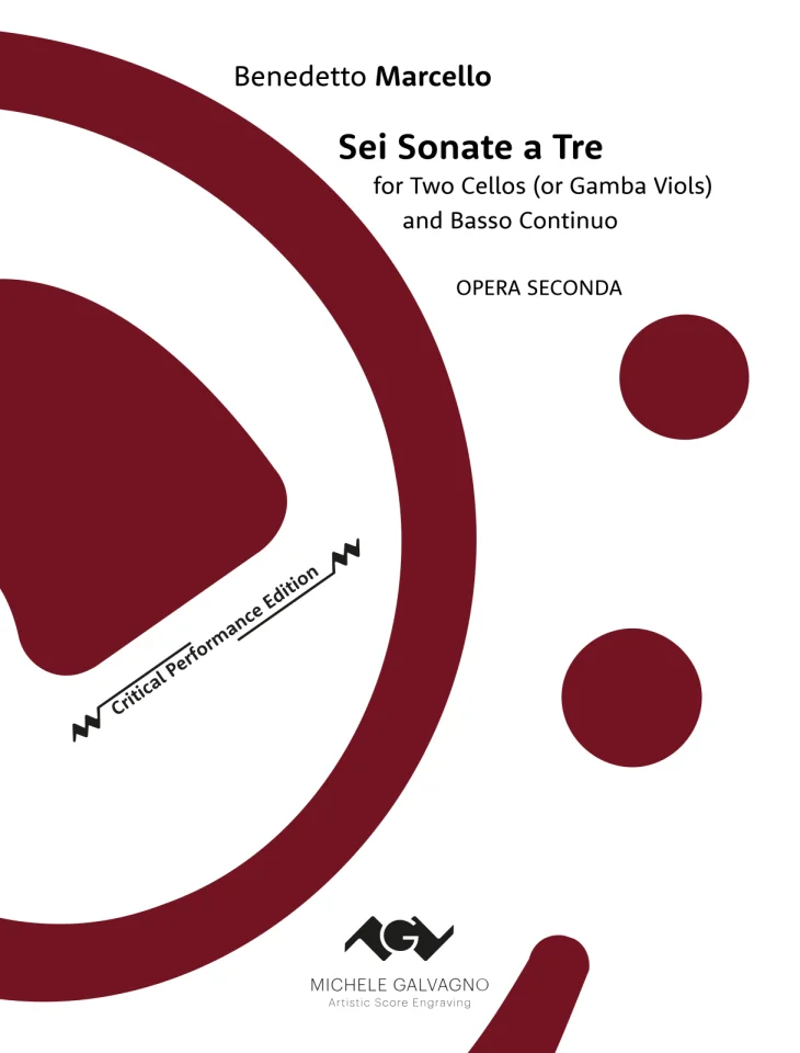 DL: B. Marcello: Six Sonatas, 2VcBc (Part(C)+St) (0)