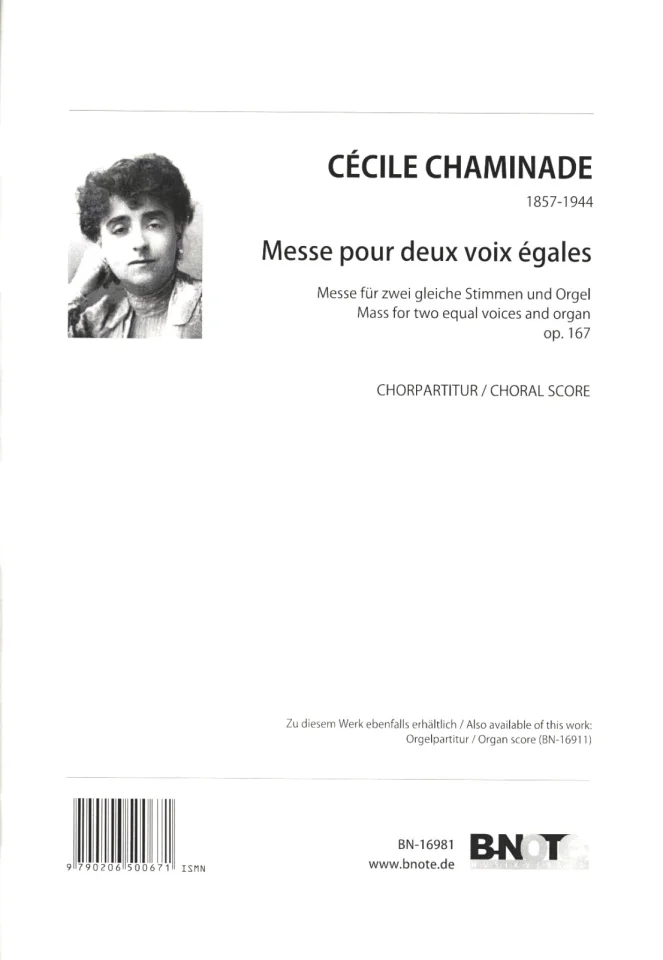 C. Chaminade: Messe op. 167, 2GesOrg (Chpa) (0)
