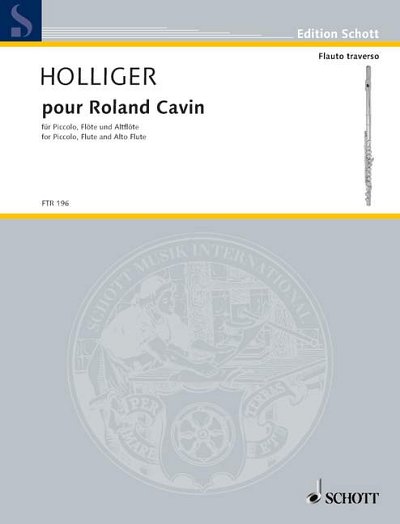 DL: H. Holliger: pour Roland Cavin
