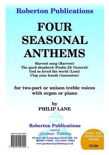 P. Lane: Four Seasonal Anthems, Ch2Klav (Chpa)