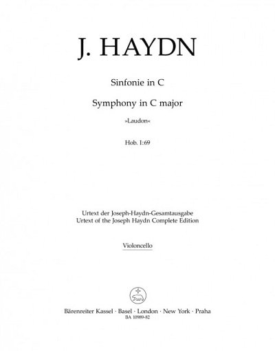 J. Haydn: Sinfonie C-Dur Hob. I:69, Sinfo (Vc)
