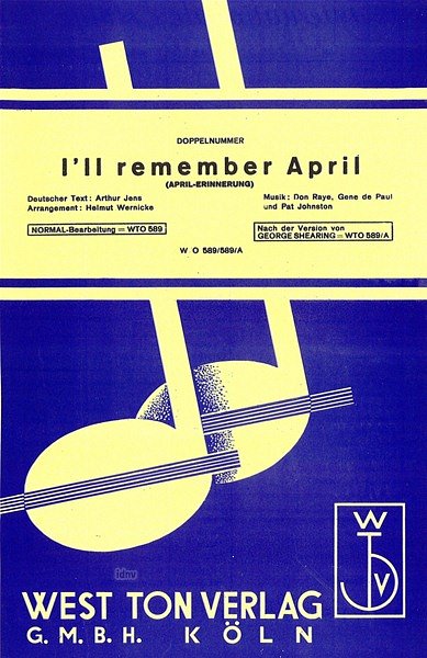 Raye + Paul De + Johnston: I'Ll Remember April