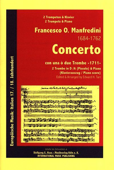 F. Manfredini: Concerto Con Una O Due Trombe