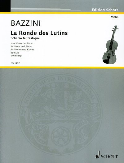 A. Bazzini : La Ronde des Lutins op. 25, VlKlav (Pa+St)