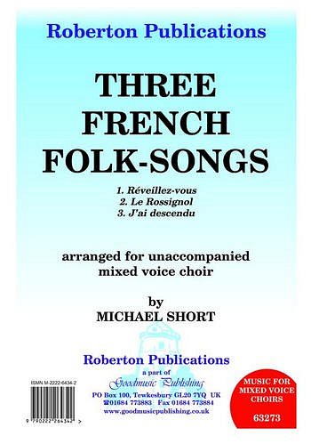 M. Short: Three French Folk Songs, GchKlav (Chpa)