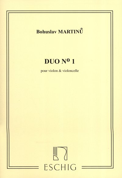 B. Martin_: Duo No.1 (Bu)
