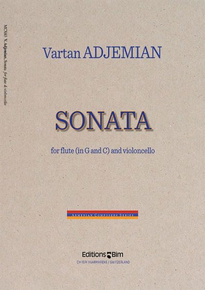 V. Adjemian: Sonata, FlVc (Stsatz)