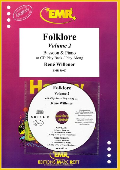R. Willener: Folklore Volume 2, FagKlav (+CD)