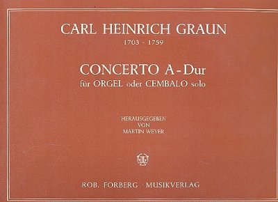 Concerto A-Dur, Org