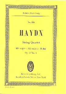 J. Haydn: Quartett B-Dur Op 3/4 Hob 3/16 Eulenburg Studienpa