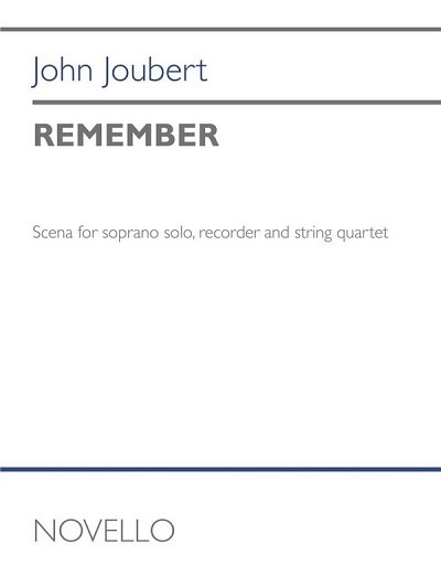 J. Joubert: Remember (Pa+St)