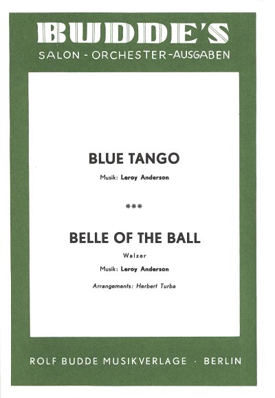 L. Anderson: Blue Tango/ Belle of the Ba, Salono (KlavdirSt)