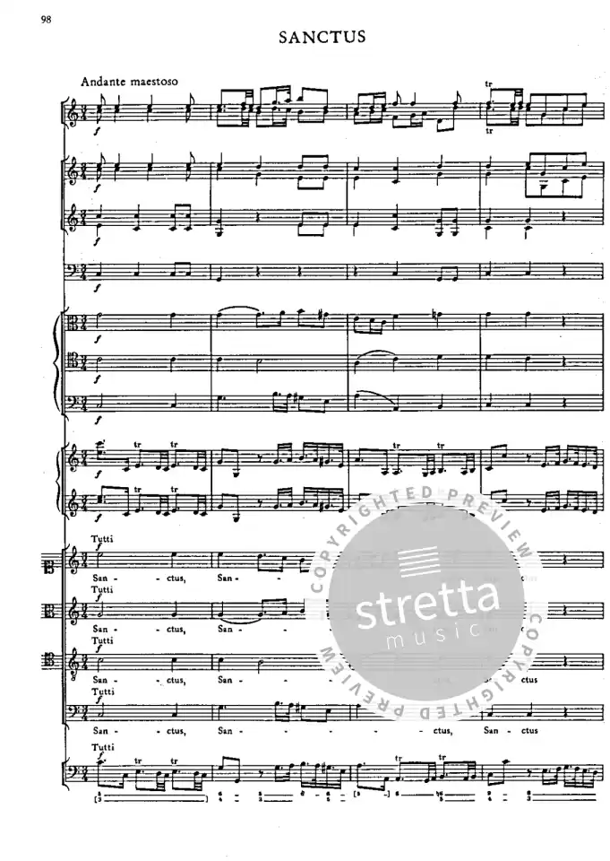 W.A. Mozart: Missa C-Dur KV 317, 4GesGchOrchO (Stp) (5)