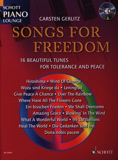 C. Gerlitz: Songs for Freedom, Klav;Ges (+CD)