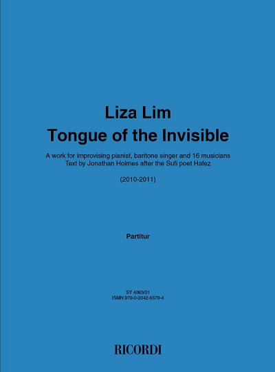 L. Lim: Tongue of the Invisible (Part.)