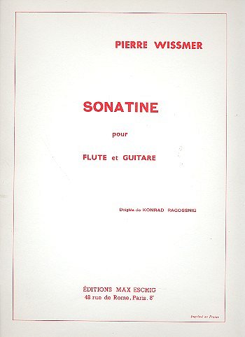 P. Wissmer: Sonatine , FlGit (Part.)