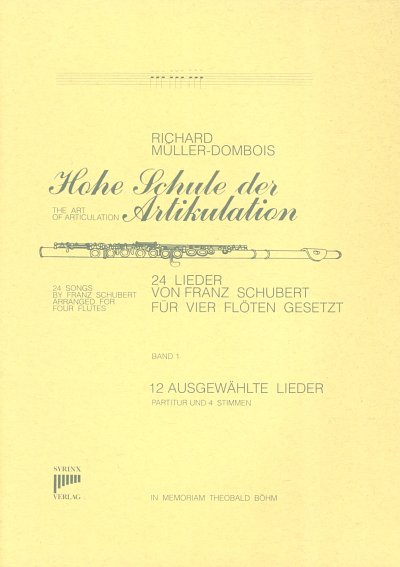 F. Schubert: 24 Lieder 1 (Schule Der Artikulation)