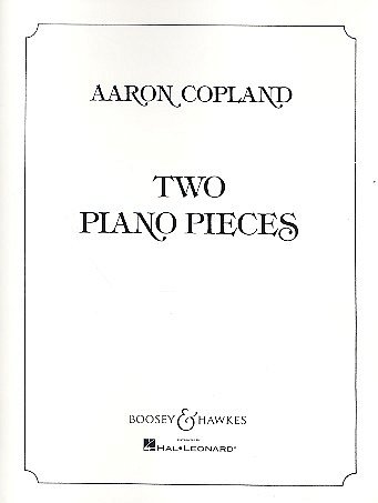 A. Copland: Two Piano Pieces