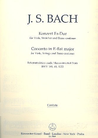 J.S. Bach: Konzert Es-Dur, VaStrBc (Cemb)