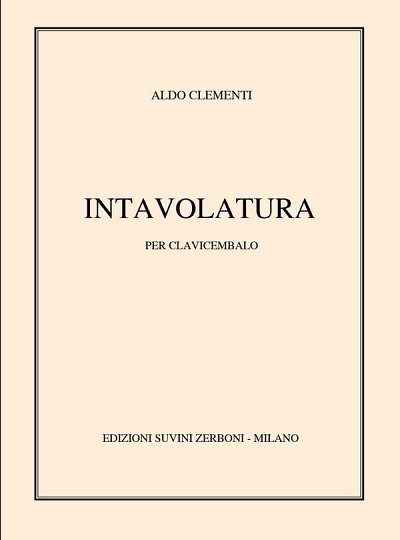 A. Clementi: Intavolatura (1963) Per Clavicembalo (5-7 Circa)