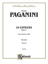 N. Paganini et al.: Paganini: Twenty-four Caprices, Op. 1 (Transcribed for Viola Solo)
