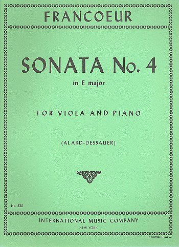 Sonata No.4 E Major, VaKlv (Bu)