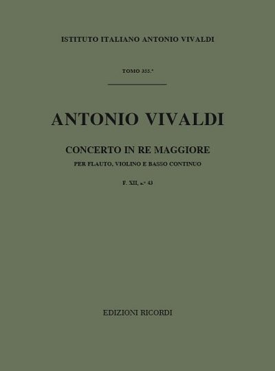 A. Vivaldi: Concerto in Re maggiore (D major) RV 84 (Part.)