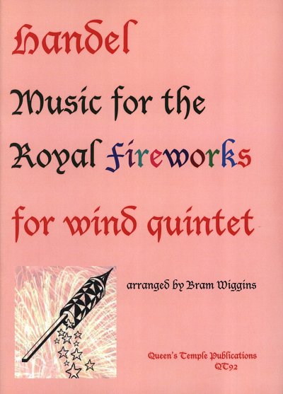 G.F. Händel: Music for the Royal Firewor, FlObKlHrFg (Pa+St)
