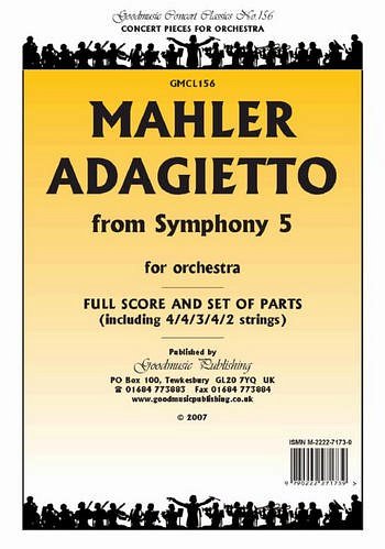G. Mahler: Adagietto from Symphony 5, Stro (Pa+St)