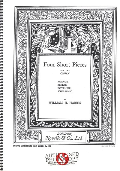 S.W.H. Harris: Four Short Pieces for Organ