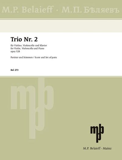 DL: A. Gretschaninow: Klaviertrio Nr. 2 G-Dur, VlVcKlv (Pa+S