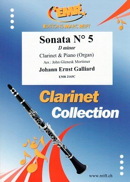 J.E. Galliard: Sonata N° 5 in D minor, KlarKlv/Org