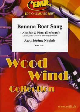 J. Naulais: Banana Boat Song, 4AltsaxKlav