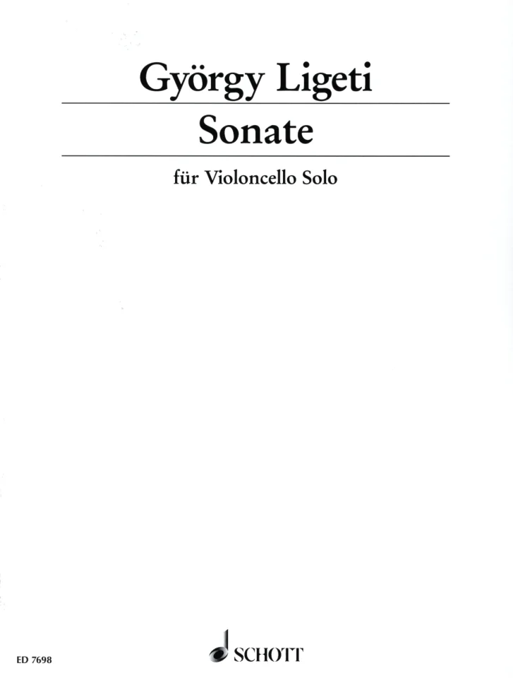 G. Ligeti: Sonate, Vc (0)