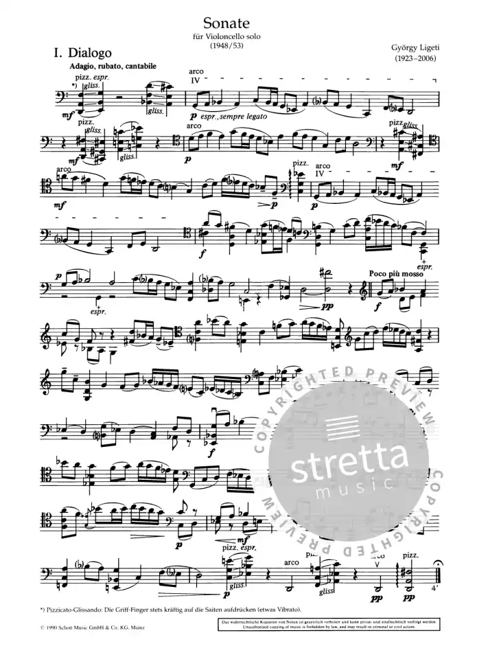 G. Ligeti: Sonate, Vc (1)