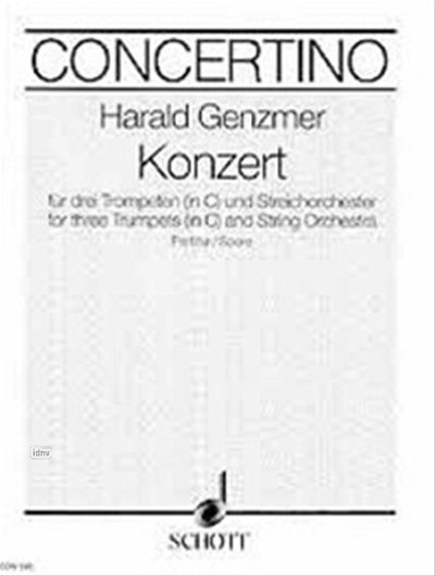 H. Genzmer: Konzert GeWV 180  (Part.)