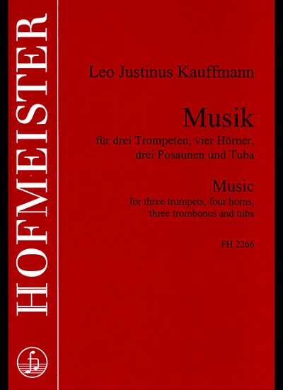 L.J. Kauffmann: Musik, 11Blech (Pa+St)