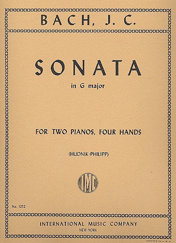 J.C. Bach: Sonata Sol (Philipp), 2Klav