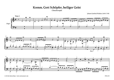 DL: J.G. Walther: Komm, Gott Schoepfer, heiliger Geist Chora