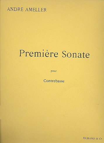 Sonate N 1 Contrebasse-Piano , Kb (Part.)
