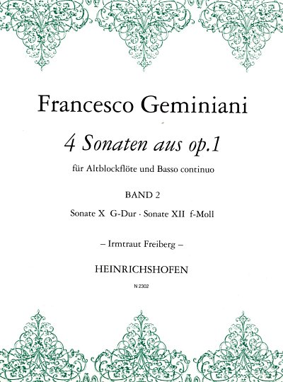 F. Geminiani: 4 Sonaten aus op. 1