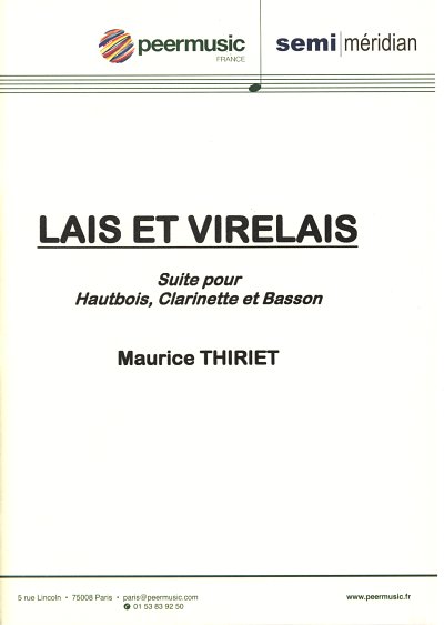 T. Maurice: Lais et Virelais