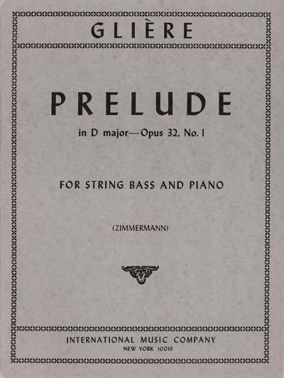 R. Glière: Prelude in d major op. 32/1