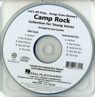 Let's All Sing Songs from Disney's Camp Rock, Ch (CD)