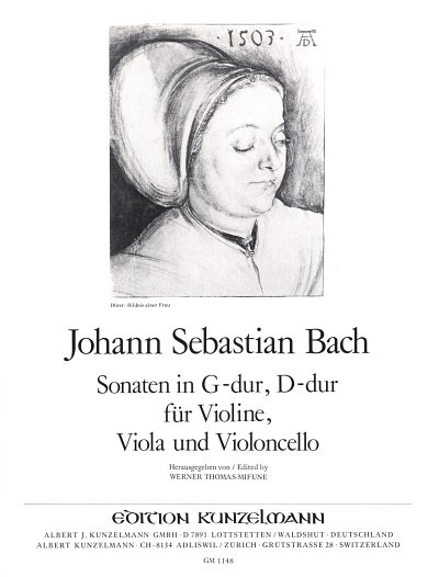 J.S. Bach: 2 Sonaten für Violine, Viola und Violonc, VlVlaVc