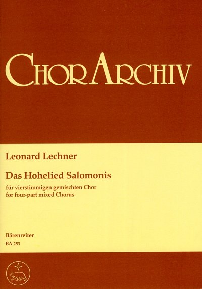L. Lechner: Das Hohelied Salomonis, GCh4 (Chpa)