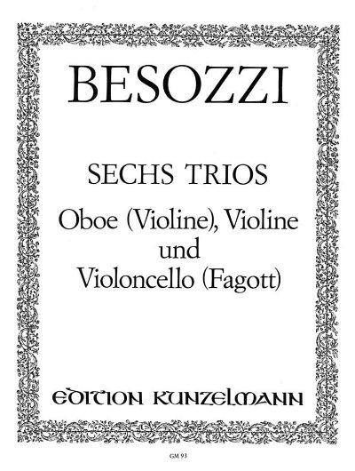 A. Besozzi: 6 Trios (Stsatz)