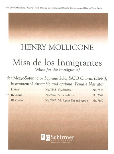 AQ: H. Mollicone: Misa de los Inmigrantes: Gl, GesG (B-Ware)